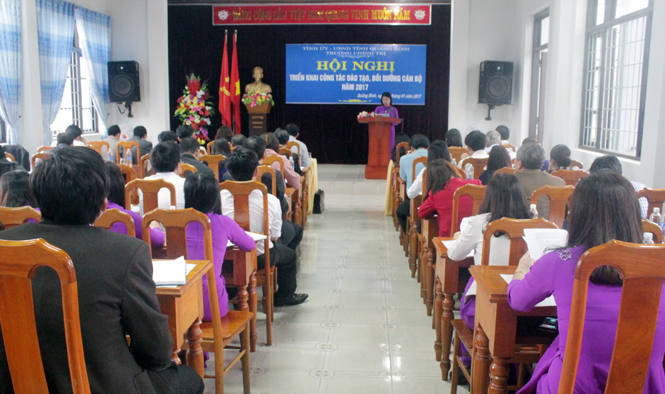 Tăng cường công tác phối hợp đào tạo, bồi dưỡng cán bộ