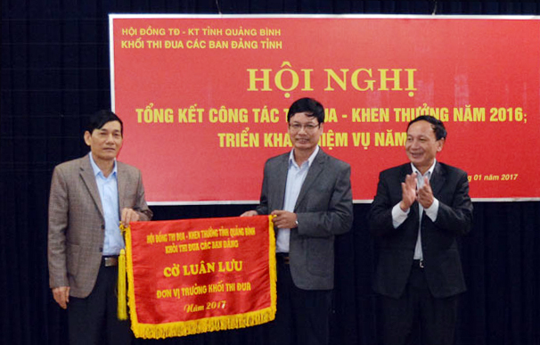Khối thi đua các Ban Đảng tỉnh tiếp tục đẩy mạnh phong trào thi đua yêu nước