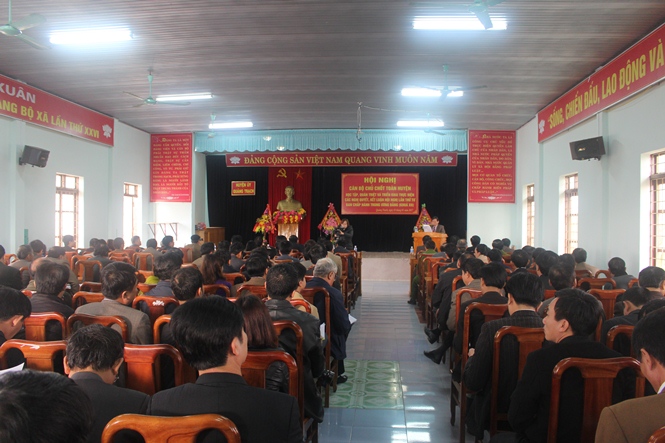 Các Đảng bộ quán triệt và triển khai thực hiện Nghị quyết Trung ương 4 (khóa XII)
