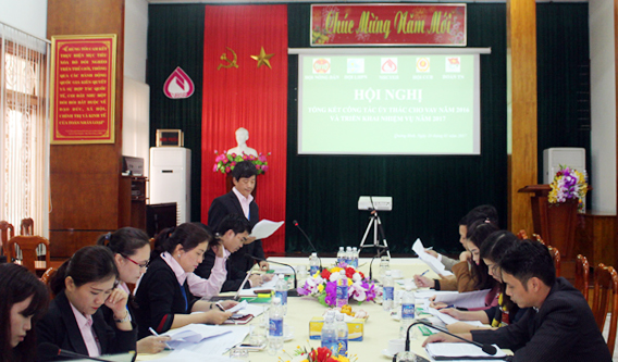 Đẩy mạnh công tác ủy thác tín dụng chính sách trong năm 2017
