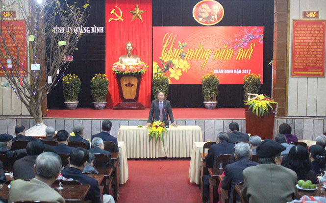Gặp mặt các đồng chí nguyên cán bộ lãnh đạo chủ chốt của tỉnh