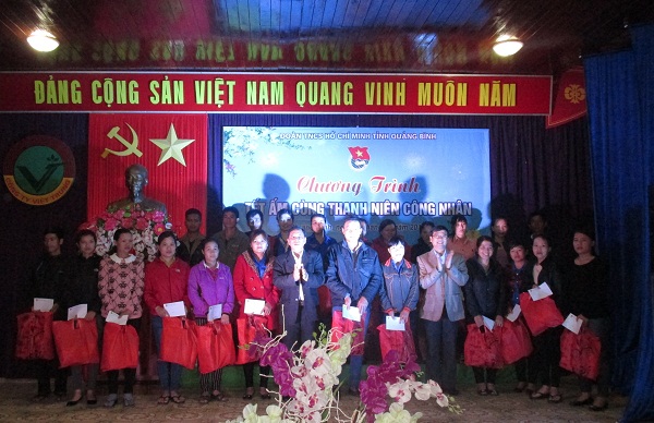 Tuổi trẻ Quảng Bình chia sẻ Tết yêu thương