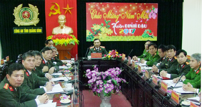 Hội nghị đánh giá công tác bảo đảm an ninh trật tự Tết Nguyên đán Đinh Dậu 2017