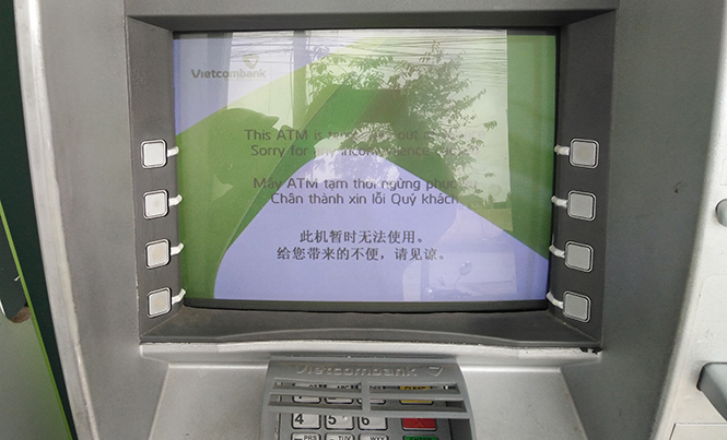 Dịch vụ rút tiền tại ATM quá tải trong dịp Tết