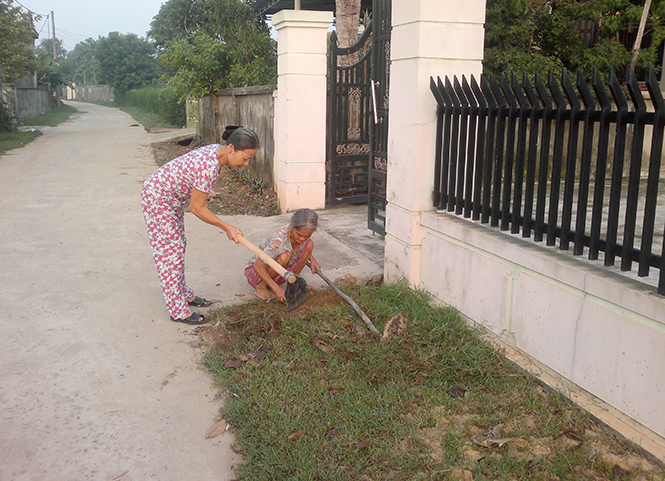 Mặt trận xã Nghĩa Ninh: Chú trọng vận động bảo vệ môi trường