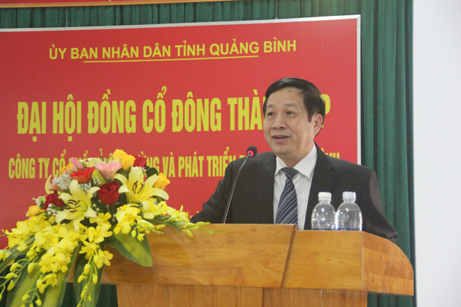 Đại hội đồng cổ đông thành lập Công ty CP môi trường và phát triển đô thị Quảng Bình