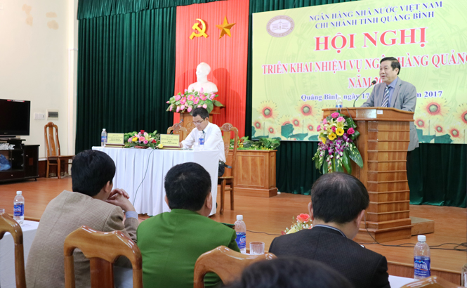 Hội nghị triển khai nhiệm vụ Ngân hàng Quảng Bình năm 2017
