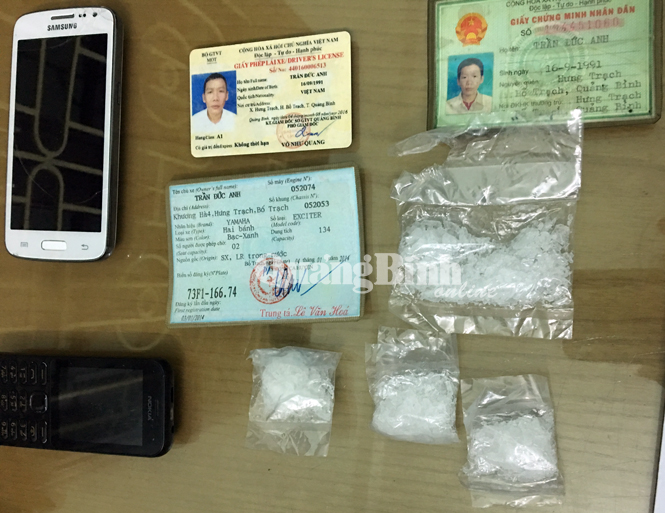 Công an huyện Bố Trạch: Một ngày bắt giữ 2 vụ tàng trữ trái phép chất ma túy