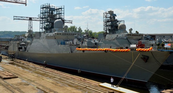 Nga bàn giao hai tàu khu trục "Gepard-3.9" cho Việt Nam vào giữa 2017