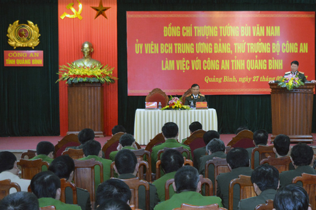 Công an Quảng Bình: Cần nắm vững tình hình, dự báo được những diễn biến phức tạp