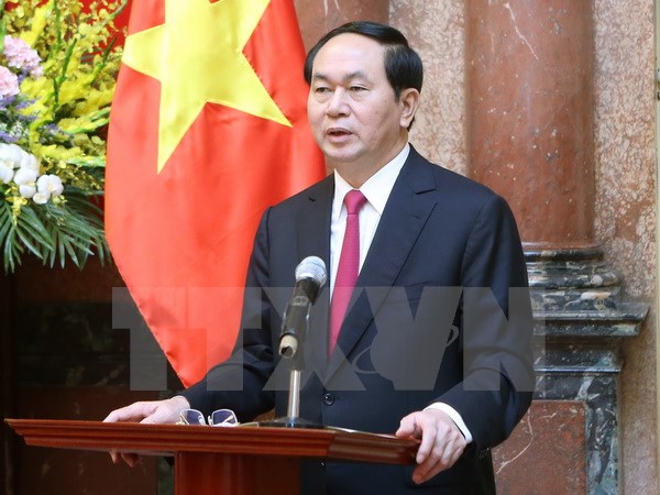 Chủ tịch nước Trần Đại Quang: Tiềm năng quan hệ Việt-Nhật còn rất lớn