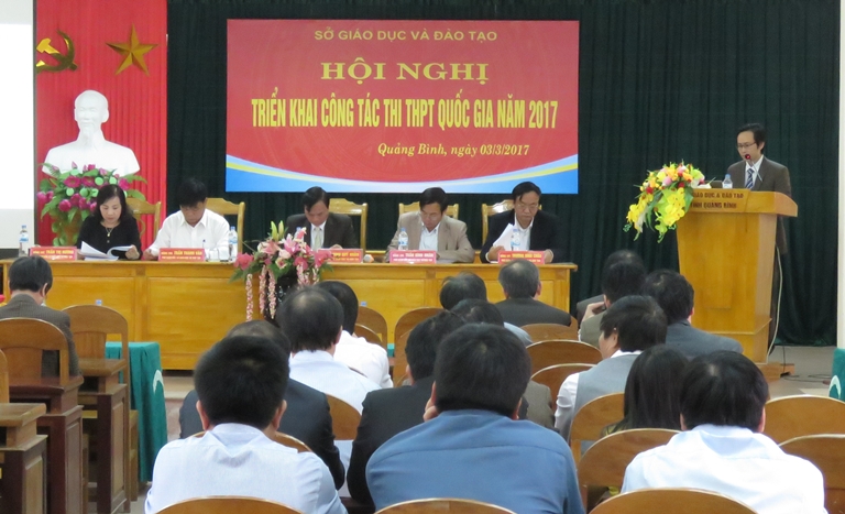 Hội nghị triển khai công tác thi THPT Quốc gia năm 2017