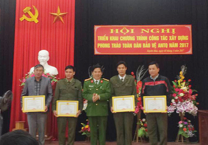 Tuyên Hóa: Có 70 mô hình quần chúng làm công tác an ninh trật tự ở cơ sở