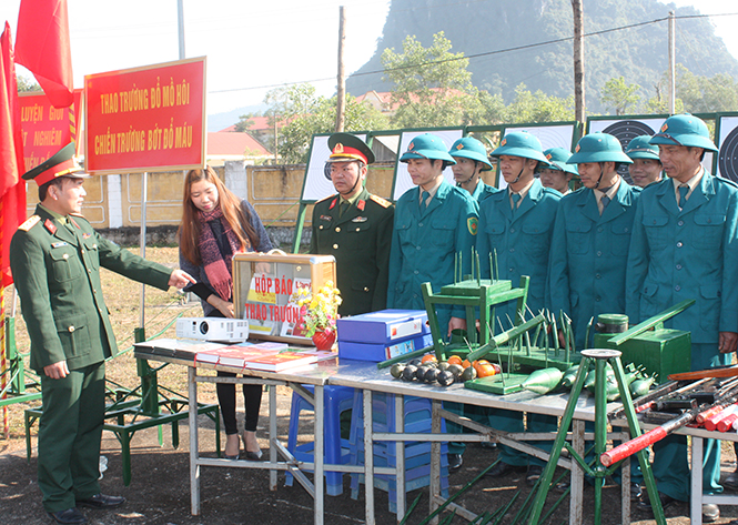 Ban CHQS huyện Minh Hóa: Tập trung công tác huấn luyện, sẵn sàng chiến đấu