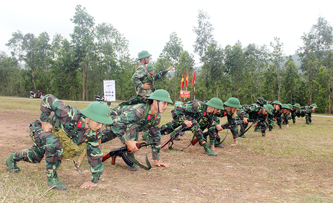 Khí thế những ngày đầu luyện quân