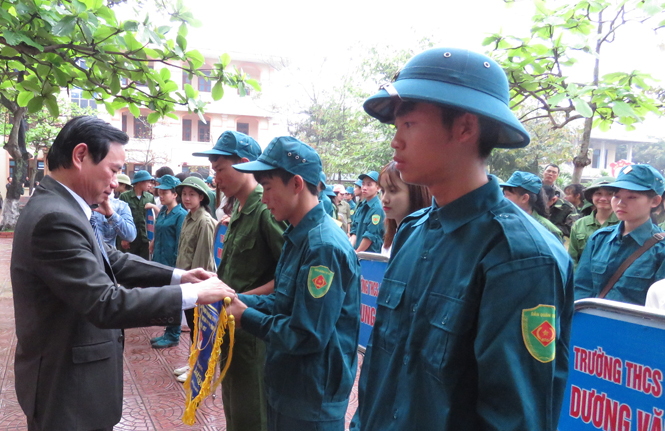 Khai mạc hội thao giáo dục quốc phòng-an ninh học sinh THPT toàn tỉnh lần thứ II