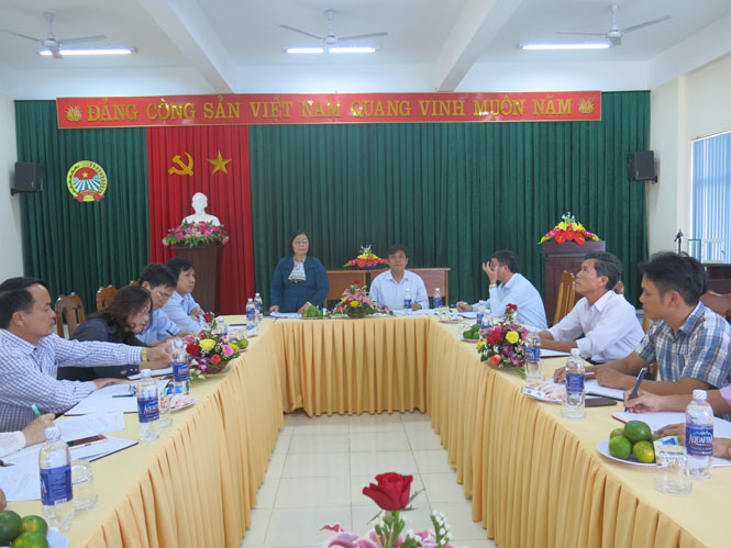 Đoàn công tác Trung ương Hội Nông dân Việt Nam làm việc với Hội Nông dân tỉnh
