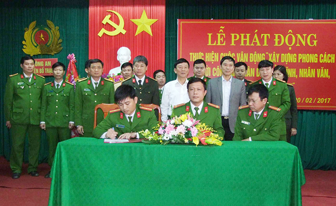 Xây dựng phong cách người CAND bản lĩnh, nhân văn, vì nhân dân phục vụ