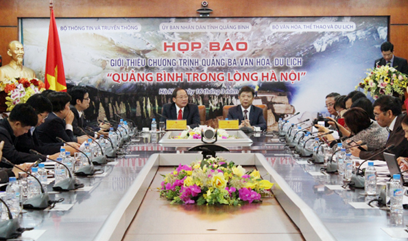 Họp báo giới thiệu chương trình "Quảng Bình trong lòng Hà Nội"