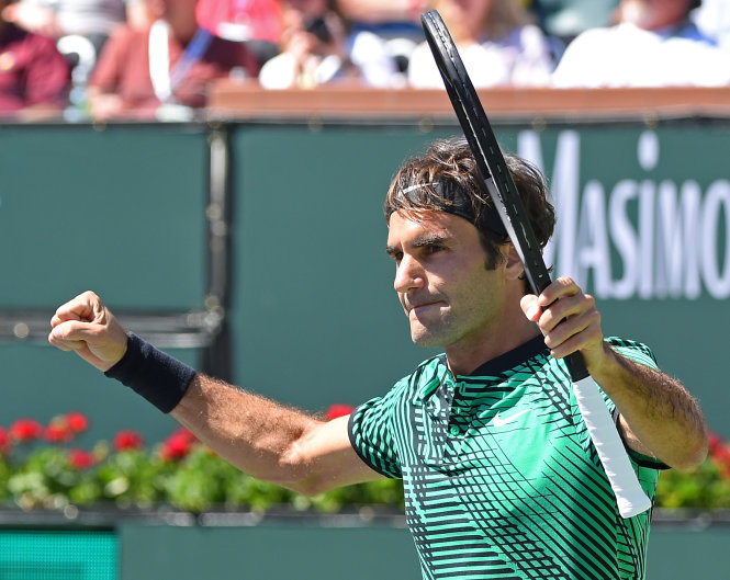 ​Federer lần thứ năm vô địch Indian Wells