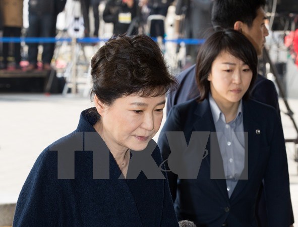 Cuộc thẩm vấn cựu Tổng thống Park Geun-hye kéo dài 14 giờ liên tục