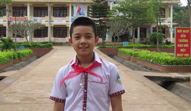 Học trò quê đoạt giải nhất tiếng Anh
