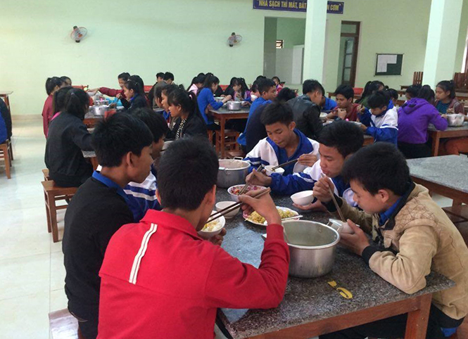 Hiệu quả từ nhà nội trú cho học sinh vùng cao