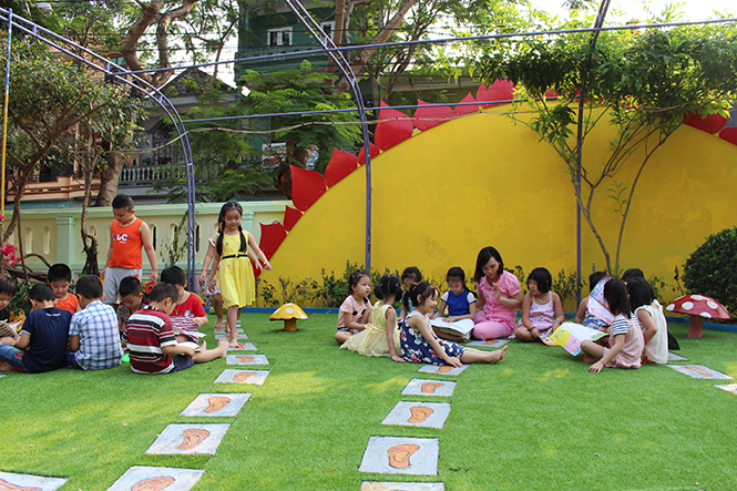 Trường mầm non "xanh"