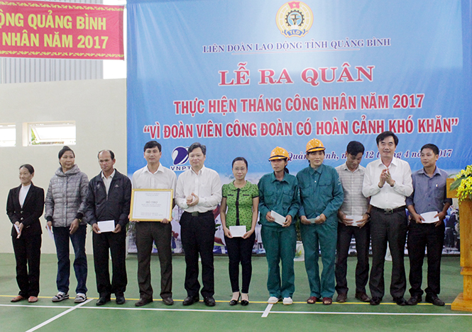 Công đoàn Quảng Bình tập trung nhiều hoạt động vì lợi ích của đoàn viên trong năm 2017