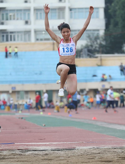 Bùi Thị Thu Thảo giành HCV nhảy xa Grand Prix châu Á 2017