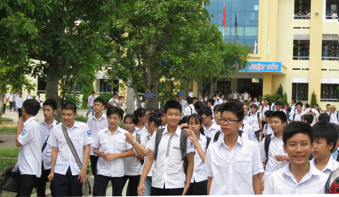 Trường THPT chuyên Võ Nguyên Giáp thi tuyển, các trường THPT còn lại xét tuyển vào lớp 10