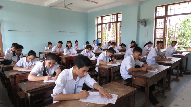Gần 9 nghìn học sinh tham dự kỳ thi thử THPT Quốc gia 2017