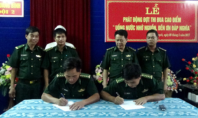 BĐBP Quảng Bình: Phát động đợt thi đua cao điểm "Uống nước nhớ nguồn, đền ơn đáp nghĩa"