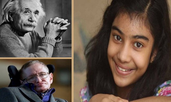 Ngỡ ngàng bé gái 12 tuổi có IQ cao hơn cả Einstein và Hawking