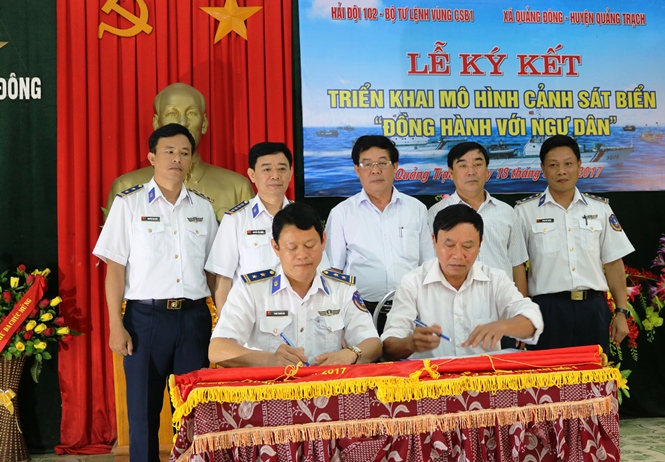 Triển khai thực hiện mô hình dân vận "Cảnh sát biển đồng hành với ngư dân"