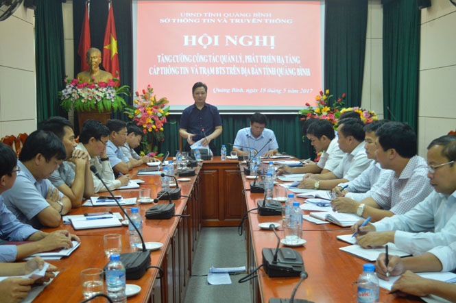 Tăng cường công tác quản lý, phát triển hạ tầng cáp thông tin và trạm BTS