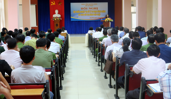 Tập huấn nghiệp vụ xử lý vi phạm hành chính và theo dõi thi hành pháp luật