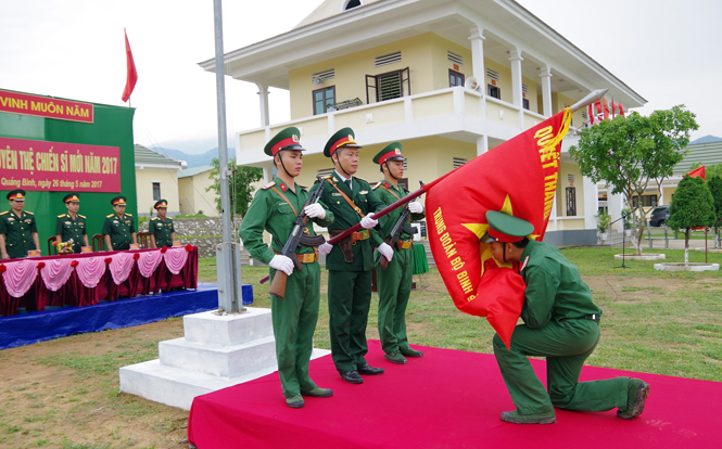 Bộ Chỉ huy Quân sự tỉnh: Tổ chức lễ tuyên thệ chiến sỹ mới năm 2017
