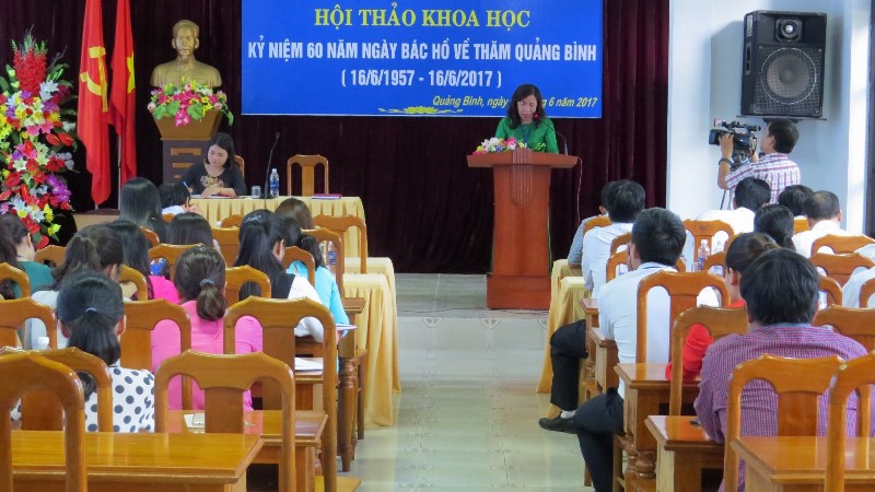 Hội thảo khoa học kỷ niệm 60 năm ngày Bác Hồ về thăm Quảng Bình