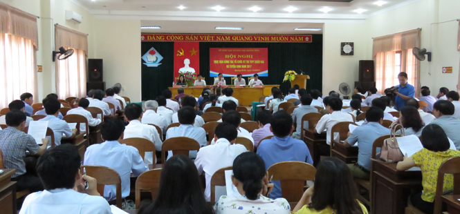 Trực báo công tác tổ chức kỳ thi THPT Quốc gia và tuyển sinh năm 2017