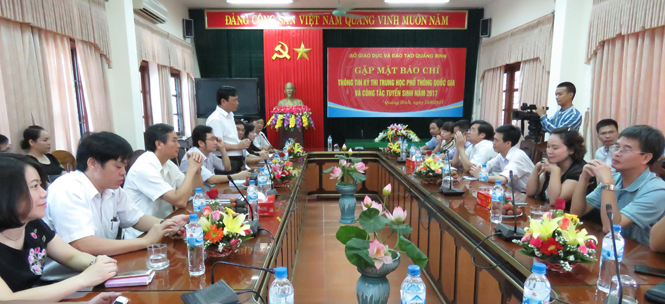 Thông tin kỳ thi THPT Quốc gia và công tác tuyển sinh năm 2017