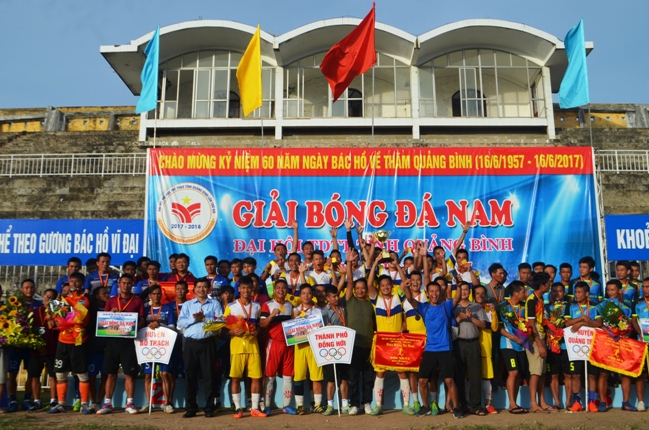Đội tuyển TP. Đồng Hới vô địch giải bóng đá nam, Đại hội TDTT tỉnh Quảng Bình lần thứ VIII
