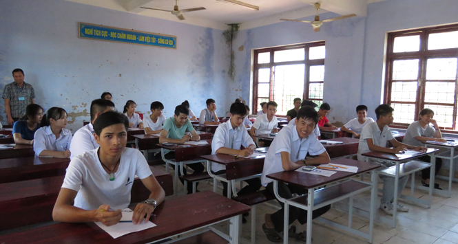 Thí sinh lần đầu tiên thử sức với bài thi tổ hợp