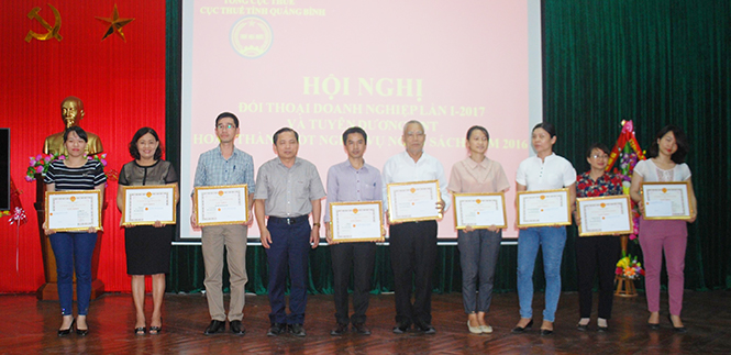 Cục Thuế tỉnh: Tổ chức đối thoại với doanh nghiệp năm 2017