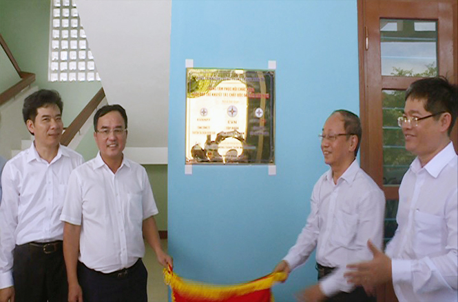 Khánh thành công trình cộng đồng phòng tránh thiên tai