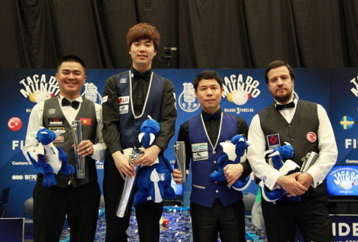Quốc Nguyện đoạt á quân World Cup billiards 3 băng