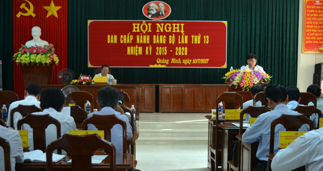Huyện ủy Quảng Ninh: Giới thiệu nhân sự Chủ tịch UBND huyện nhiệm kỳ 2016-2021