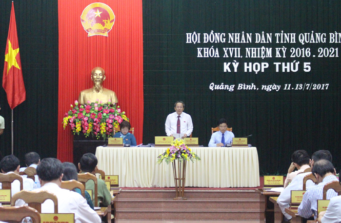 Ngày làm việc thứ 2, kỳ họp thứ 5, HĐND tỉnh khóa XVII