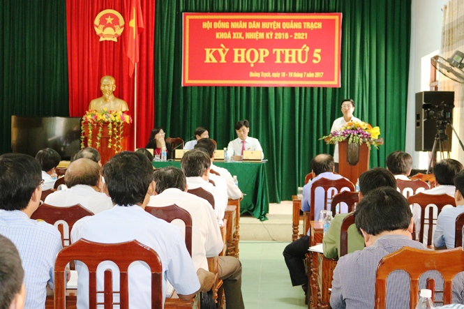 Việc thực hiện nghị quyết HĐND huyện Quảng Trạch đạt được kết quả quan trọng