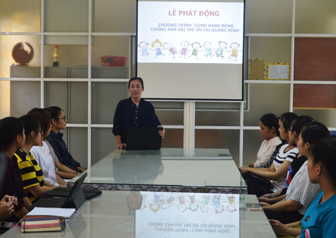 Phát động chương trình cùng hành động chống xâm hại trẻ em ở Quảng Bình